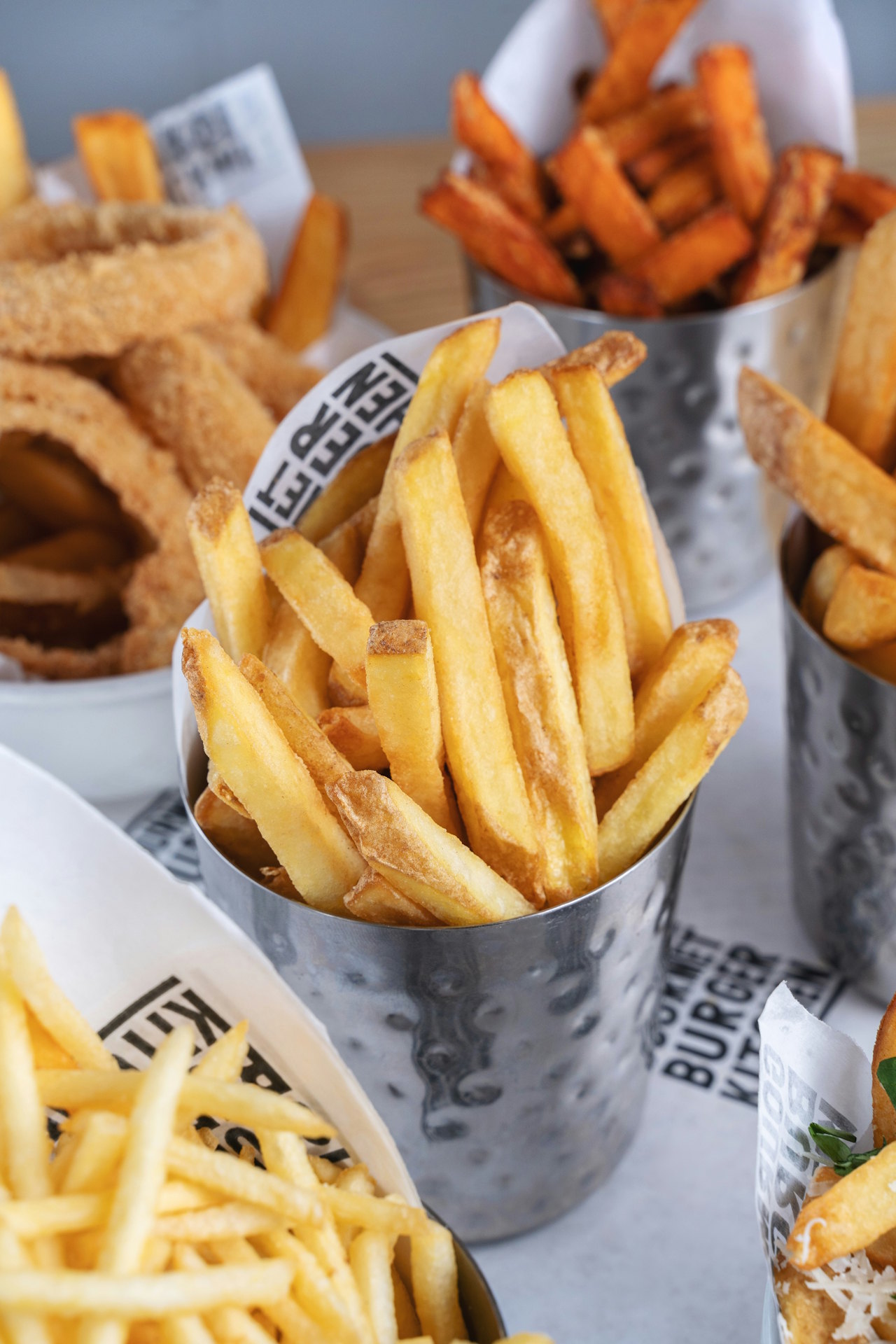 Fries served with sauce